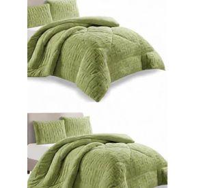Cobertores de inverno texturizado con chiporro KING-TF