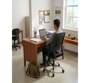 Silla de Oficina Ergonómica Brazos Abatibles y Soporte Lumbar