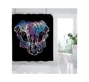 CORTINA DE BAÑO CON FORRO DE DUCHA 180 cm L51
