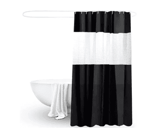 Cortina Baño Ducha 180x200 Negro