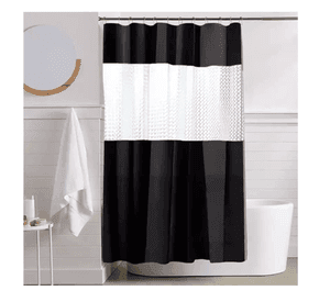 Cortina Baño Ducha 180x200 Negro