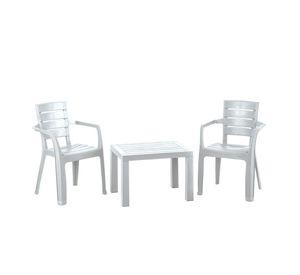Mesa De Centro Terraza Gris 65x50 Cm Baru Rimax