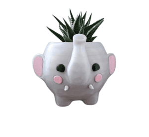 Macetero diseño elefante