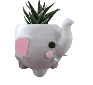 Macetero diseño elefante
