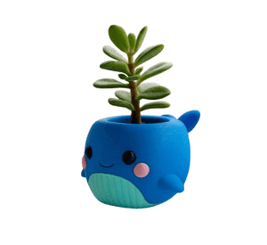 Macetero - Ballena Chibi