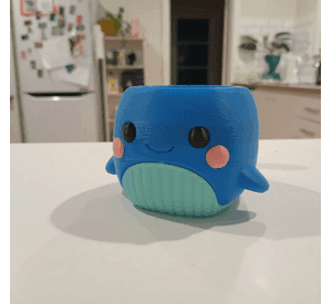 Macetero - Ballena Chibi