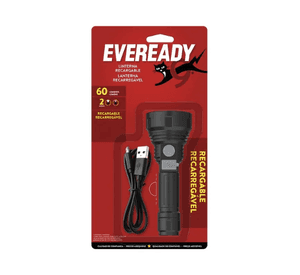 Linterna Eveready Led Recargable Usb 60 Lumenes 2 Modos