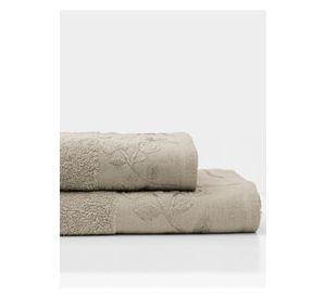 JUEGO TOALLA ANDES 2 PIEZAS ROSAS TAUPE