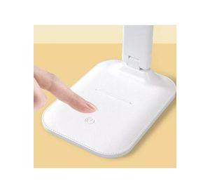 Lámpara Cargador Táctil LED Escritorio Plegable 29x33x17 CM Blanco