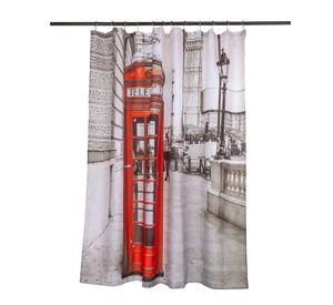 Set Cortina Baño London Telephone 1.80x1.80 cm.
