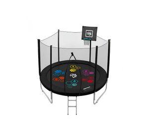 Cama Elástica 8ft 2.44 mts GlowUp Limited Edition Juegos de agua Malla y Escalera