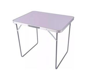 MESA PLEGABLE ALUMINIO PORTATIL CAMPING 50CM X 70CM
