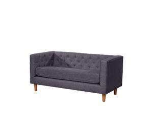 SOFA BRESCIA 2C LINO GRIS OSCURO