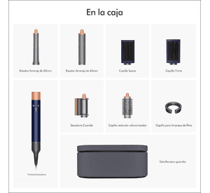 Multiestilizador Secador de Pelo 5 en 1 Airwrap Azul