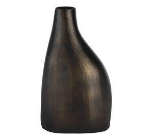 Adorno decorativo Florero TALACOGON cerámica Negro 25×14cm