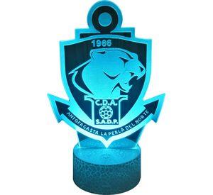 Lámpara ilusión Equipo Antofagasta 7 Colores Led