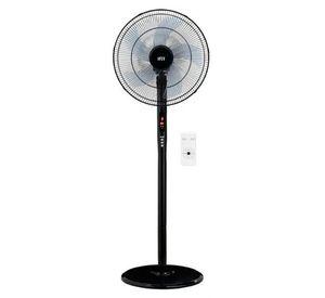 Ventilador De Pie 16 Pulgadas IRT 3 Velocidades Timmer Color de la estructura Negro Incluye Control