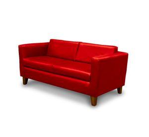 SOFA SICILIA 3C PU ROJO