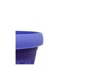 Macetero Redondo con Plato 30cm Morado