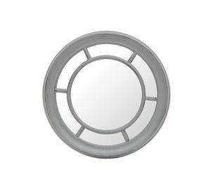 Espejo redondo Ø40 cm. blanco envejecido Blanco