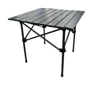Mesa de Camping Plegable Resistente y Ligera 51x53