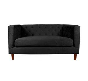 SOFA BRESCIA 2C TELA VELVET VIVIAN NEGRO