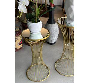 Mesa Auxiliar Centro Noche Decorativa Elegante Jhn