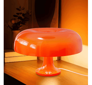 Lámpara Retro Led Tipo Hongo Moderna Regulable 3 Tonos