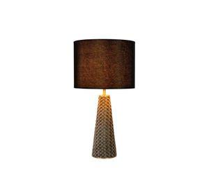 LAMPARA DE MESA VELVET NEGRO 1xE27