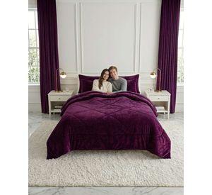 Plumón Cubrecama King Plush con Reverso Chiporro Invierno A7