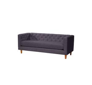 SOFA BRESCIA 3C LINO GRIS OSCURO