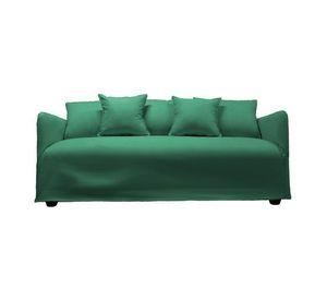 Sofá Dua Chenille Verde 3C