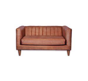 SOFA SORRENTO 2C CUERO KENTUCKY TABACO