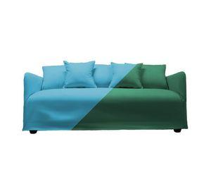 Sofá Dua 2 Fundas Intercambiable Turquesa Y Verde