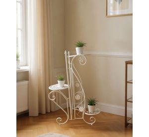 Porta Maceta Soporte Vertical Decorativo 3 Niveles Jhn