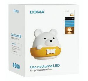 LÁMPARA LUZ LED DE PARED PARA NIÑOS DISEÑO OSO DOMA