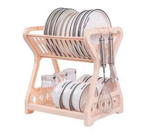Secador Escurridor De Platos 2 Niveles Plastico Escurridor