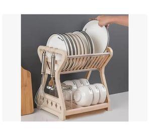 Secador Escurridor De Platos 2 Niveles Plastico Escurridor
