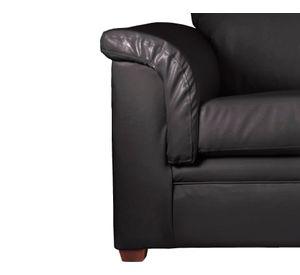 SOFA ANCONA 3C PU GRANO NEGRO