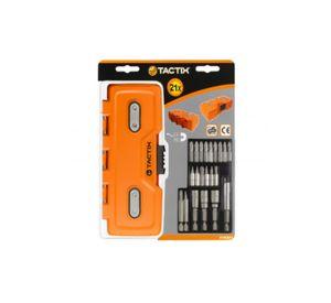 Punta Y Adaptador Tactix Jgo.21 Pzas C/caja Magnetica 418321