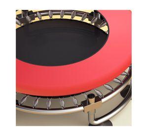 Mini Trampolín Cama Elástica 1.4M con 5 Juguetes Celeste