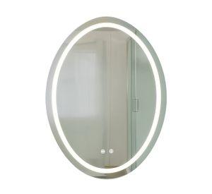 Espejo Ovalado Touch con Luz Led 3 colores 60 x 80 cm