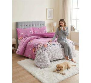 Cubrecamas Plush Con Chiporro Premium 2 Plazas m2