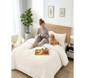 Cubrecama 2 Plazas Con Relieve Cobertor Elegante Suave D6