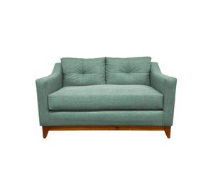 SOFÁ CARRERA CHENILLE VERDE MENTA 2 CUERPOS