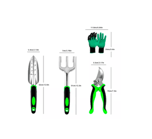 Set 4 Piezas Herramientas Jardinería Huerto Plantas