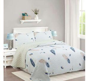 Cubrecama Quilt Sherpa 1.5 - Varios Modelos W.m G Agua Plumas