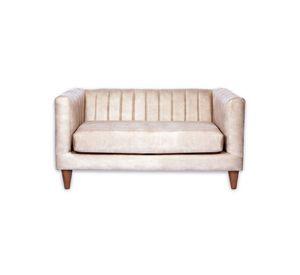 SOFA SORRENTO 2C CUERO KENTUCKY BEIGE