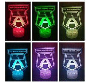 Lámpara ilusión 3D De Insignia Deportes Arica 7 Colores Led Integrados