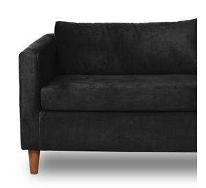 SOFA SICILIA 2C TELA VELVET NEGRO